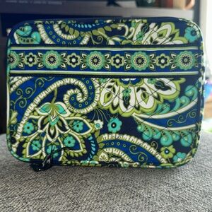 Vera Bradley Rhythm & Blues Pattern E-Reader Case 8.5"x6.25"x0.75" Designer NWOT